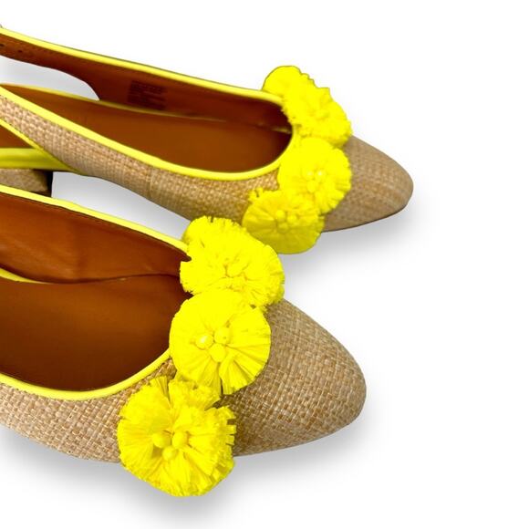 Gentle Souls Yellow and Tan Flats - Picture 7 of 11